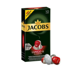 Jacobs Espresso Lungo Classico συμβατές κάψουλες Nespresso