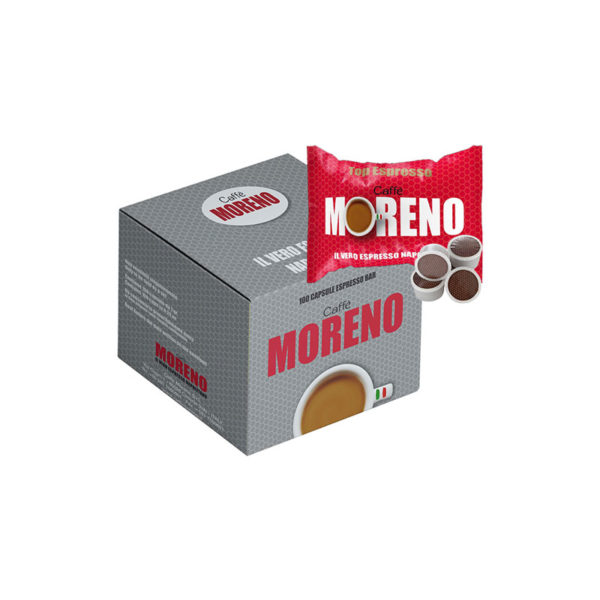 Moreno Top Espresso συμβατές κάψουλες Lavazza Point κουτί εσπρέσο