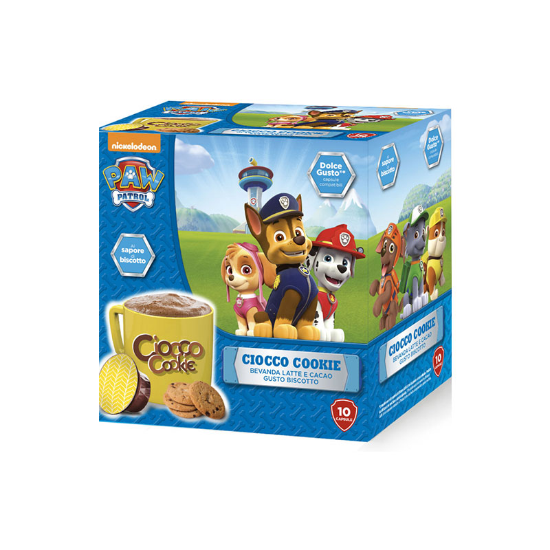 Must Ciocco Cookie Paw Patrol συμβατές κάψουλες Dolce Gusto * – 10 τεμ.