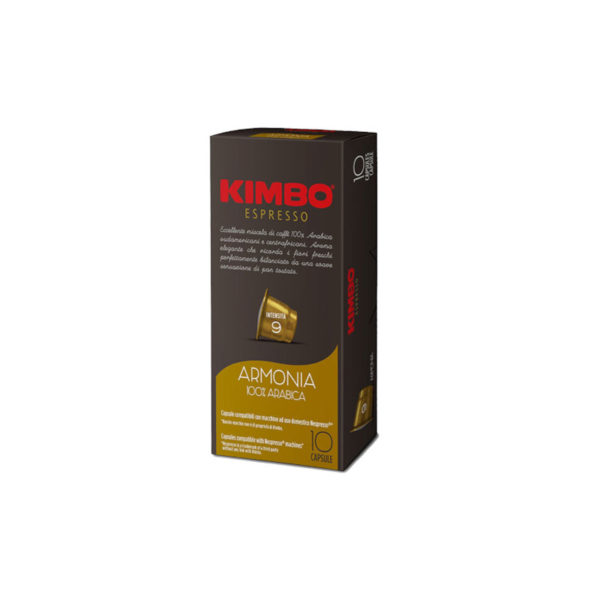 Kimbo Armonia συμβατές κάψουλες Nespresso 100% arabica