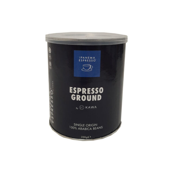 Ipanema αλεσμένος καφές espresso 250g μαύρο κουτί