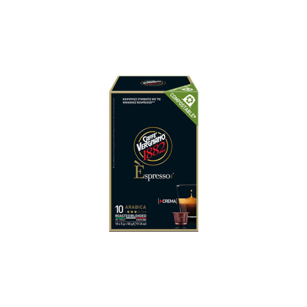 Vergnano espresso Arabica Compostable