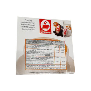 Tiziano Bonini Cappuccino συμβατές κάψουλες Dolce Gusto diatrofika stoixeia