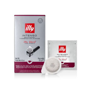 Ταμπλέτες Illy Espresso Intenso κουτί με χάρτινη μερίδα