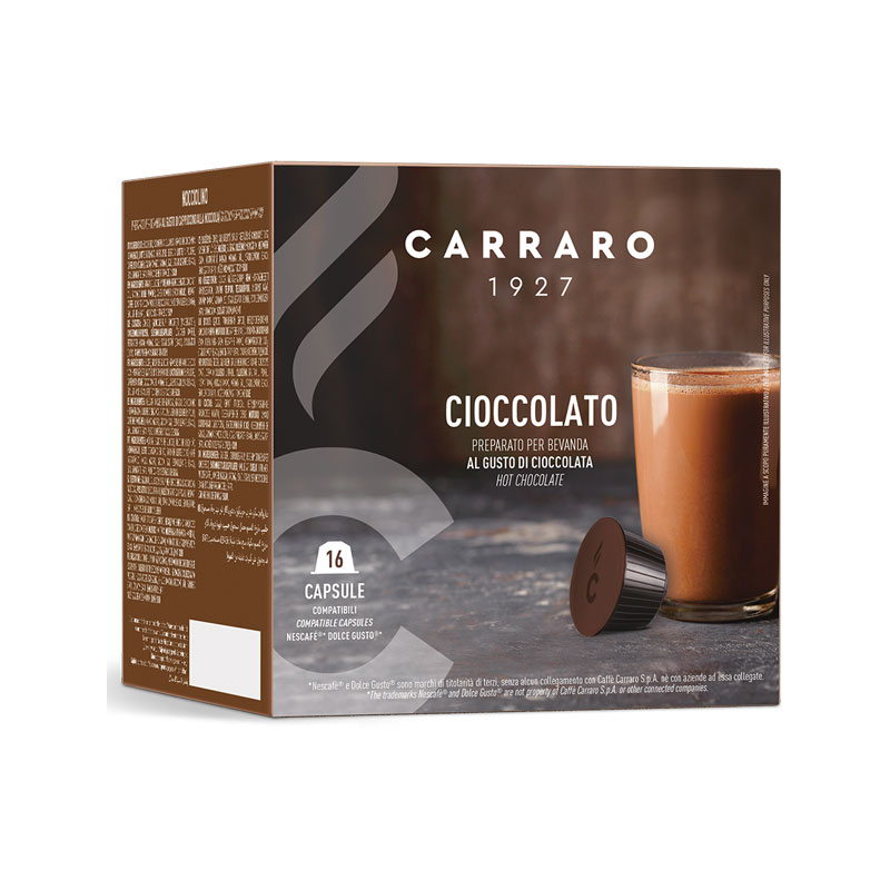 Carraro Cioccolato κάψουλες Dolce Gusto - 16 τεμ. DCGC4