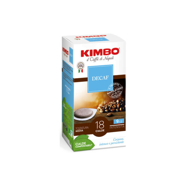 Ταμπλέτες espresso Kimbo Decaf ese pods