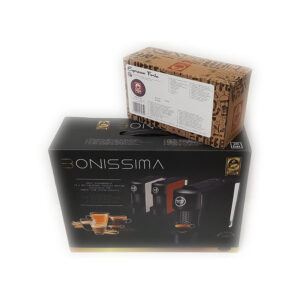 Μηχανή καφέ Bonissima Black Bonini Club δώρο 50 forte