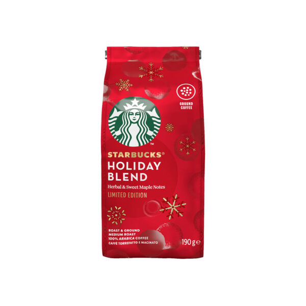 Starbucks Holiday Blend αλεσμένος καφές 190g