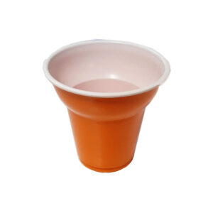 Πλαστικά ποτήρια espresso πορτοκαλί 70ml 1cup