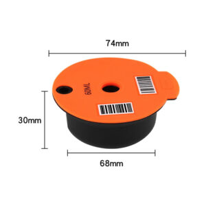 Επαναγεμιζόμενη κάψουλα Tassimo 60ml iCafilas dimensions