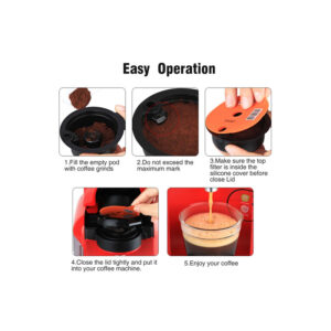 Επαναγεμιζόμενη κάψουλα Tassimo 60ml iCafilas εύκολη χρήση