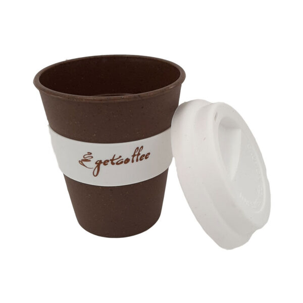 Eco Friendly Reusable Cup με καπάκι πλάγια