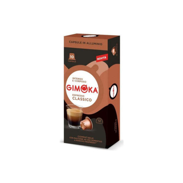 Gimoka Classico κάψουλες Nespresso αλουμινίου 10 τεμάχια νέο κουτί 2024