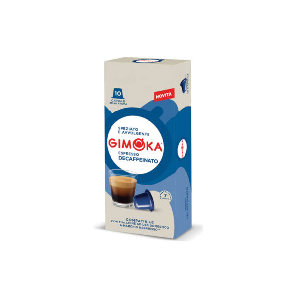 Gimoka Espresso Decaffeinato κάψουλες Nespresso 10 τεμάχια