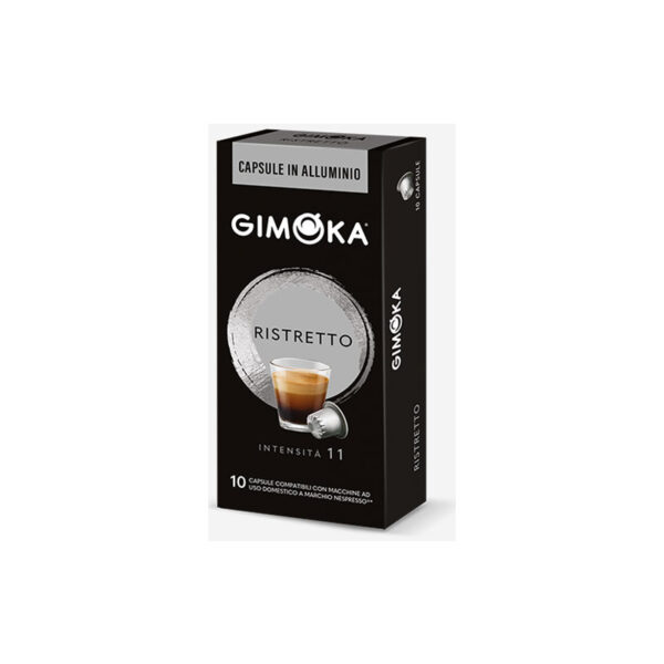 Gimoka Ristretto κάψουλες Nespresso αλουμινίου 10 τεμάχια