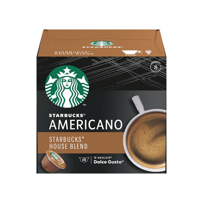 Starbucks Americano House Blend κάψουλες Dolce Gusto – 12 τεμ.