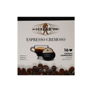 Miscela d’oro Dolce Gusto Espresso Cremoso μπροστά