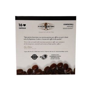 Miscela d’oro Dolce Gusto Espresso Cremoso HQC EU K πιστοποιήσεις