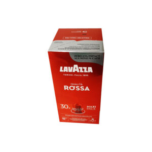 Qualita Rossa Lavazza nespresso κουτί μπροστινή μεριά 30 caps