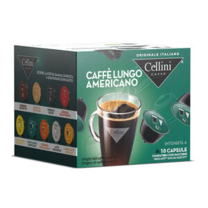 Cellini Caffe Lungo Americano Dolce gusto side