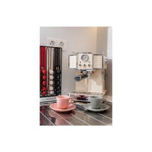 Βάση για Κάψουλες Nespresso Metal Black Διπλής Όψεως 36+4 box γεμάτη με κάψουλες