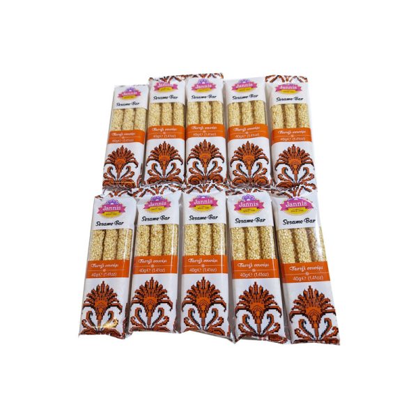 Jannis παστέλι σουσάμι 10x40g (Sesame Bar) 10 μπάρες