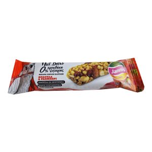 Jannis Φράουλα & Ράσμπερι μπάρες ξηρών καρπών - 1x28g (0% ζάχαρη προσθήκη)