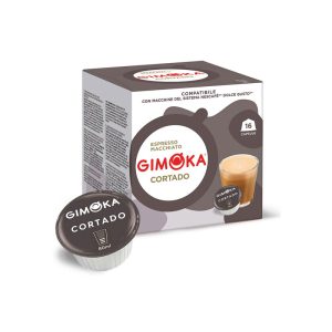 Gimoka Cortado Dolce Gusto κάψουλες - 16 τεμ γάλα και καφές μαζί