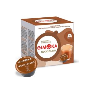 Gimoka Nocciolino Dolce Gusto κάψουλες - 16 τεμ ρόφημα με πραλίνα φουντουκιού