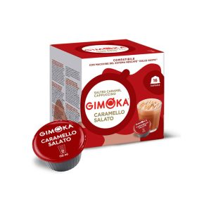 Gimoka Salted Caramel Cappuccino Dolce Gusto κάψουλες - 16 τεμ αλατισμένη καραμέλα