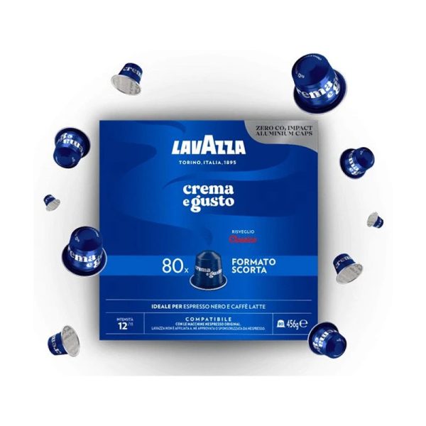 Lavazza Crema E Gusto 80 classico κάψουλες Nespresso αλουμινίου front