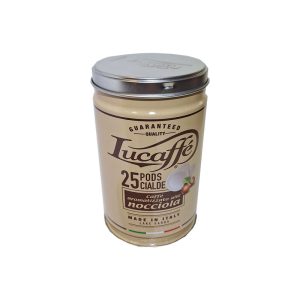 Ταμπλέτες Lucaffe Caffe Nocciola ese pods 25 τεμ. χάρτινες μερίδες καφέ με άρωμα φουντούκι
