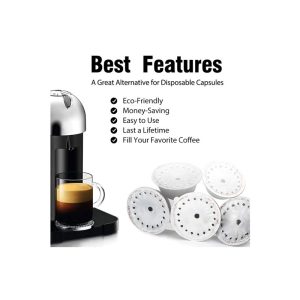 Nespresso Vertuo καπάκια φύλλα αλουμινίου 20 τεμ best features εναλλακτικός τρόπος για καφέ εσπρέσο