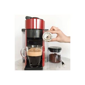 Nespresso Vertuo καπάκια φύλλα αλουμινίου 20 τεμ μηχανή με χρησιμοποιημένη κάψουλα