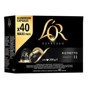 Lor Ristretto 40 κάψουλες Nespresso αλουμινίου 1 κουτί