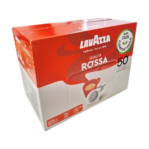 Ταμπλέτες Espresso Lavazza Rossa ese Pods - 50 τεμ. 2025 χάρτινες μερίδες