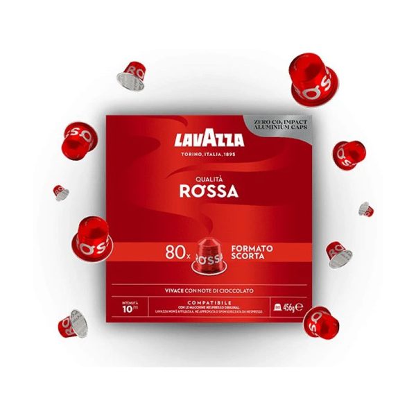 Lavazza Qualita Rossa 80 κάψουλες Nespresso αλουμινίου 2025