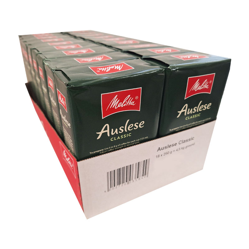 Καφές Φίλτρου Melitta Auslese 18x250g κιβώτιο sep 2025 back