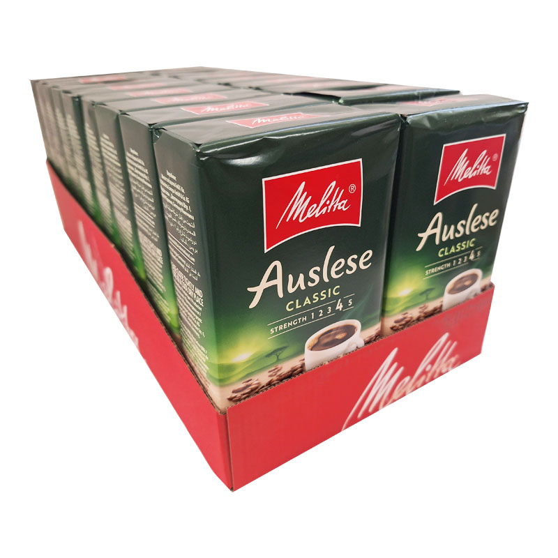 Καφές Φίλτρου Melitta Auslese 18x250g κιβώτιο Sept 2025 paralavi kai epeita