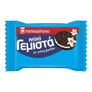 Μπισκότα Παπαδοπούλου Γεμιστά βανίλια ατομικό ένα τεμάχιο