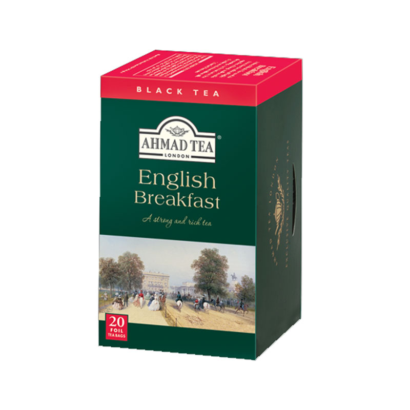 Ahmad Tea English Breakfast μαύρο τσάι - 20 φακελάκια σε κουτί