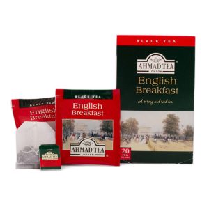 Ahmad Tea English Breakfast μαύρο τσάι - 20 φακελάκια ανοιγμένη συσκευασία