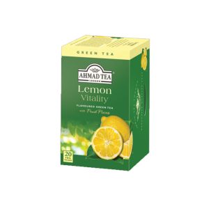 Ahmad Tea Lemon Green Tea πράσινο τσάι λεμόνι - 20 φακελάκια σε κουτί