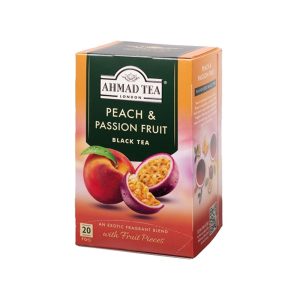 Ahmad Tea PEACH & PASSION FRUIT BLACK TEA - 20 φακελάκια μαύρο τσάι ροδάκινο με πάσιον φρούιτ