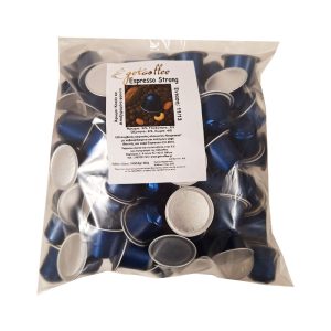 Getcoffee Espresso Strong Nespresso 100 κάψουλες αλουμινίου δυνατός καφές με ένταση