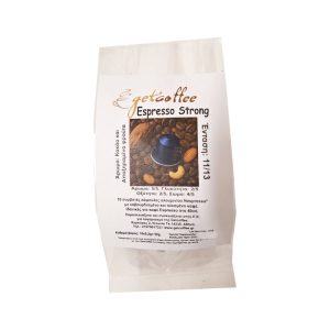Getcoffee Espresso Strong Nespresso 10 κάψουλες αλουμινίου ένταση 11/13