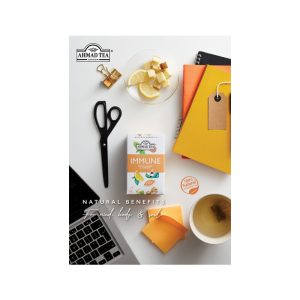 Ahmad Tea IMMUNE (NATURAL BENEFITS) - 20 φακελάκια τσάι ενίσχυσης ανοσοποιητικού στο φλιτζάνι