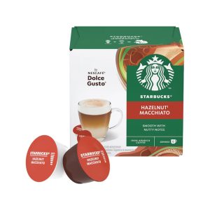 Starbucks Hazelnut Macchiato Dolce Gusto κάψουλες - 6+6 τεμ. καπουτσίνο φουντούκι