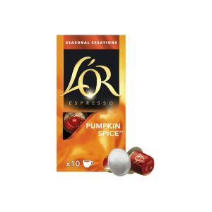 Lor Espresso Pumpkin Spice Nespresso κάψουλες αλουμινίου - 10 τεμ. καφές με γεύση πικάντικη κολοκύθα