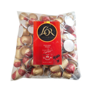 Lor Espresso Passione Rossa Maranello 100 χύμα Nespresso κάψουλες αλουμινίου σε χαμηλή τιμή